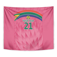 South Africa Cricket Custom Tapestry Proteas Pink - Wonder Print Shop