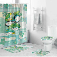 Japanese Kawaii Sushi Bathroom Set Green Wagara Palaka This Is How I Roll - Wonder Print Shop