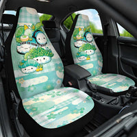 Japanese Kawaii Sushi Car Seat Cover Green Wagara Palaka This Is How I Roll - Wonder Print Shop