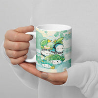 Personalized Japanese Kawaii Sushi Ceramic Mug Green Wagara Palaka This Is How I Roll - Wonder Print Shop