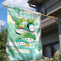 Japanese Kawaii Sushi Garden Flag Green Wagara Palaka This Is How I Roll - Wonder Print Shop