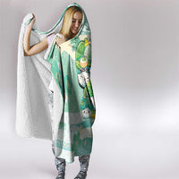 Japanese Kawaii Sushi Hooded Blanket Green Wagara Palaka This Is How I Roll - Wonder Print Shop