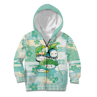 Personalized Japanese Kawaii Sushi Kid Hoodie Green Wagara Palaka This Is How I Roll - Wonder Print Shop