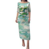 Personalized Japanese Kawaii Sushi Puletasi Green Wagara Palaka This Is How I Roll - Wonder Print Shop