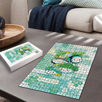 Japanese Kawaii Sushi Puzzle Green Wagara Palaka This Is How I Roll - Wonder Print Shop
