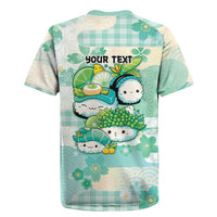 Personalized Japanese Kawaii Sushi Rugby Jersey Green Wagara Palaka This Is How I Roll - Wonder Print Shop