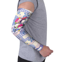 Personalized Japanese Kawaii Sushi Arm Sleeves Blue Wagara Palaka This Is How I Roll - Wonder Print Shop