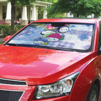 Japanese Kawaii Sushi Auto Sun Shade Blue Wagara Palaka This Is How I Roll - Wonder Print Shop