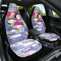 Japanese Kawaii Sushi Car Seat Cover Blue Wagara Palaka This Is How I Roll - Wonder Print Shop