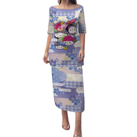 Personalized Japanese Kawaii Sushi Puletasi Blue Wagara Palaka This Is How I Roll - Wonder Print Shop