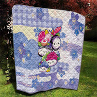 Japanese Kawaii Sushi Quilt Blue Wagara Palaka This Is How I Roll - Wonder Print Shop