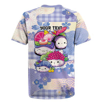Personalized Japanese Kawaii Sushi Rugby Jersey Blue Wagara Palaka This Is How I Roll - Wonder Print Shop