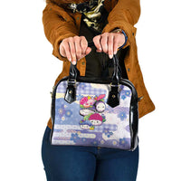 Japanese Kawaii Sushi Shoulder Handbag Blue Wagara Palaka This Is How I Roll - Wonder Print Shop