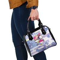 Japanese Kawaii Sushi Shoulder Handbag Blue Wagara Palaka This Is How I Roll - Wonder Print Shop