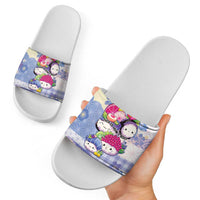 Japanese Kawaii Sushi Slide Sandals Blue Wagara Palaka This Is How I Roll - Wonder Print Shop