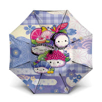 Japanese Kawaii Sushi Umbrella Blue Wagara Palaka This Is How I Roll - Wonder Print Shop