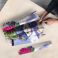 Japanese Kawaii Sushi Umbrella Blue Wagara Palaka This Is How I Roll - Wonder Print Shop
