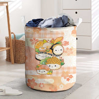 Japanese Kawaii Sushi Laundry Basket Peach Wagara Palaka This Is How I Roll - Wonder Print Shop