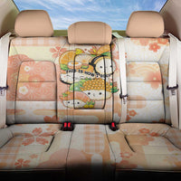 Japanese Kawaii Sushi Back Car Seat Cover Peach Wagara Palaka This Is How I Roll - Wonder Print Shop