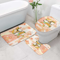 Japanese Kawaii Sushi Bathroom Set Peach Wagara Palaka This Is How I Roll - Wonder Print Shop