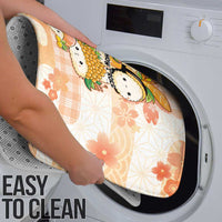 Japanese Kawaii Sushi Bathroom Set Peach Wagara Palaka This Is How I Roll - Wonder Print Shop