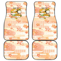 Personalized Japanese Kawaii Sushi Car Mats Peach Wagara Palaka This Is How I Roll - Wonder Print Shop