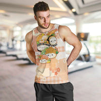Personalized Japanese Kawaii Sushi Men Tank Top Peach Wagara Palaka This Is How I Roll - Wonder Print Shop