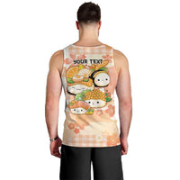 Personalized Japanese Kawaii Sushi Men Tank Top Peach Wagara Palaka This Is How I Roll - Wonder Print Shop
