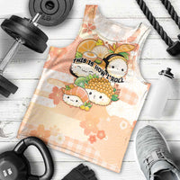 Personalized Japanese Kawaii Sushi Men Tank Top Peach Wagara Palaka This Is How I Roll - Wonder Print Shop
