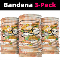 Japanese Kawaii Sushi Neck Gaiter Peach Wagara Palaka This Is How I Roll - Wonder Print Shop