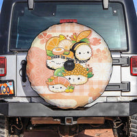 Japanese Kawaii Sushi Spare Tire Cover Peach Wagara Palaka This Is How I Roll - Wonder Print Shop