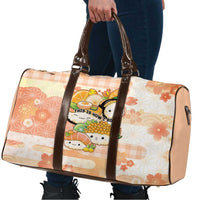 Japanese Kawaii Sushi Travel Bag Peach Wagara Palaka This Is How I Roll - Wonder Print Shop