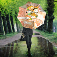 Japanese Kawaii Sushi Umbrella Peach Wagara Palaka This Is How I Roll - Wonder Print Shop