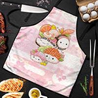 Japanese Kawaii Sushi Apron Pink Wagara Palaka This Is How I Roll - Wonder Print Shop