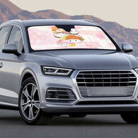 Japanese Kawaii Sushi Auto Sun Shade Pink Wagara Palaka This Is How I Roll - Wonder Print Shop