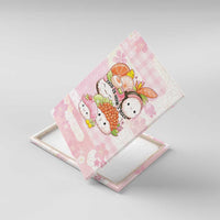 Japanese Kawaii Sushi Canvas Wall Art Pink Wagara Palaka This Is How I Roll - Wonder Print Shop