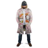 Personalized Japanese Kawaii Sushi Cloak Pink Wagara Palaka This Is How I Roll - Wonder Print Shop