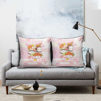 Japanese Kawaii Sushi Pillow Cover Pink Wagara Palaka This Is How I Roll - Wonder Print Shop