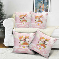Japanese Kawaii Sushi Pillow Cover Pink Wagara Palaka This Is How I Roll - Wonder Print Shop