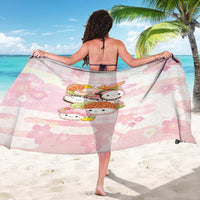 Japanese Kawaii Sushi Sarong Pink Wagara Palaka This Is How I Roll - Wonder Print Shop