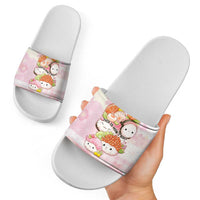 Japanese Kawaii Sushi Slide Sandals Pink Wagara Palaka This Is How I Roll - Wonder Print Shop
