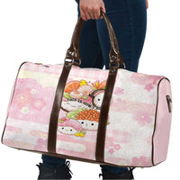 Japanese Kawaii Sushi Travel Bag Pink Wagara Palaka This Is How I Roll - Wonder Print Shop