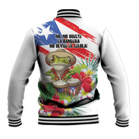 Coqui Frog Puerto Rico Baseball Jacket No No Suelte La Bandera