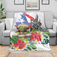 Coqui Frog Puerto Rico Blanket No No Suelte La Bandera
