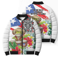 Coqui Frog Puerto Rico Bomber Puffer Jacket No No Suelte La Bandera