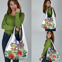 Coqui Frog Puerto Rico Grocery Bag No No Suelte La Bandera
