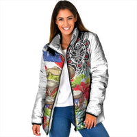 Coqui Frog Puerto Rico Padded Jacket No No Suelte La Bandera