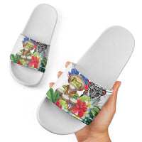 Coqui Frog Puerto Rico Slide Sandals No No Suelte La Bandera