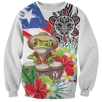 Coqui Frog Puerto Rico Sweatshirt No No Suelte La Bandera