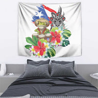 Coqui Frog Puerto Rico Tapestry No No Suelte La Bandera